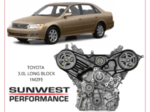 A poster of sunwest performance with a car