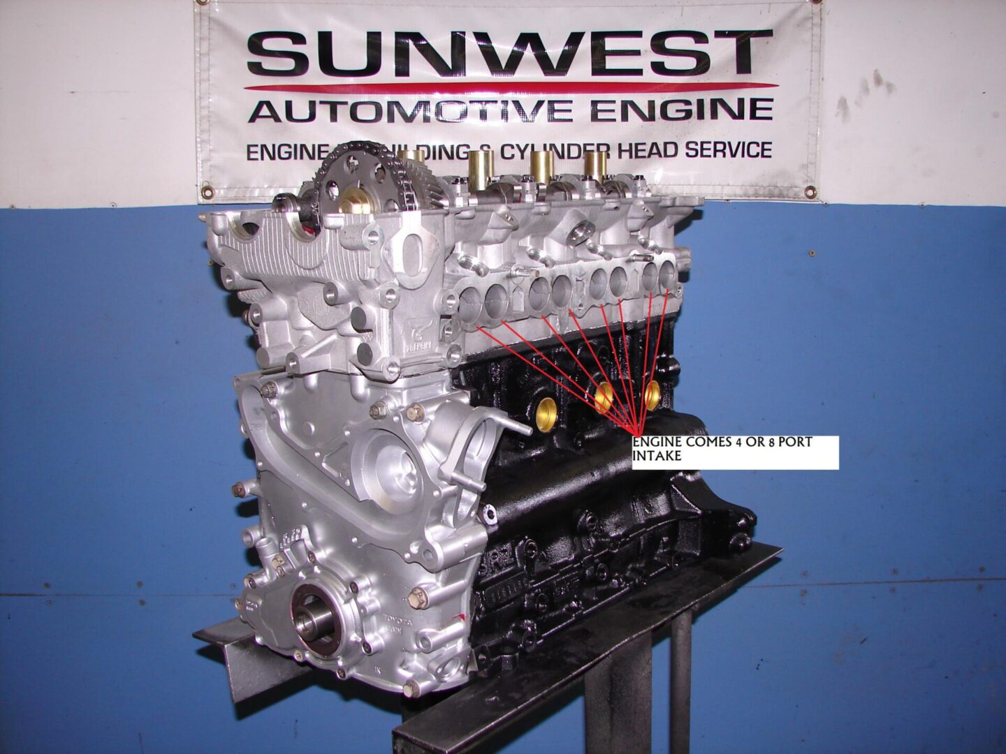 Toyota 2.7L Long Blocks (9614) Sunwest Automotive, Inc.