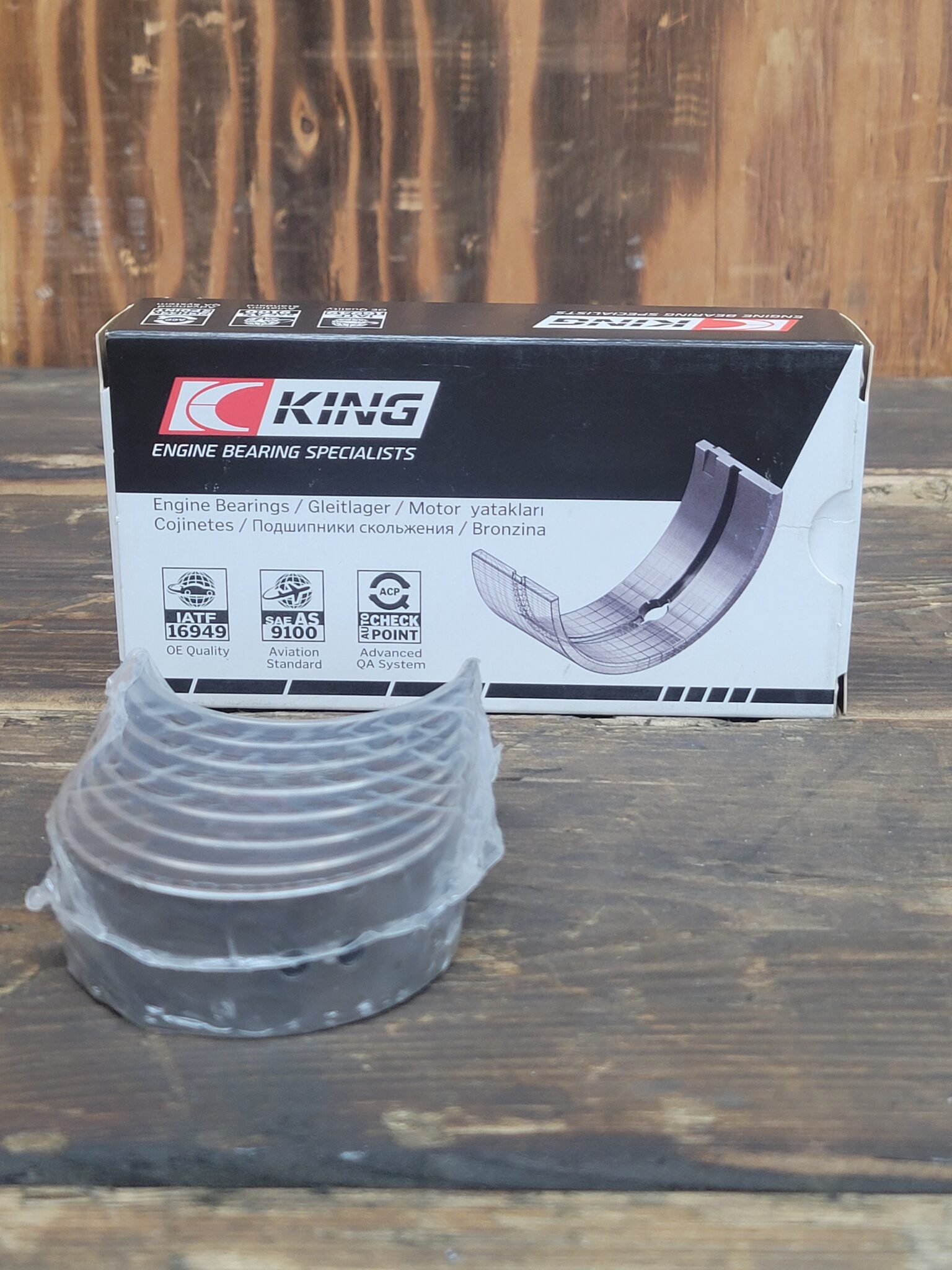 Toyota 22R/RE King Rod Bearings (8195) Sunwest Automotive Engine